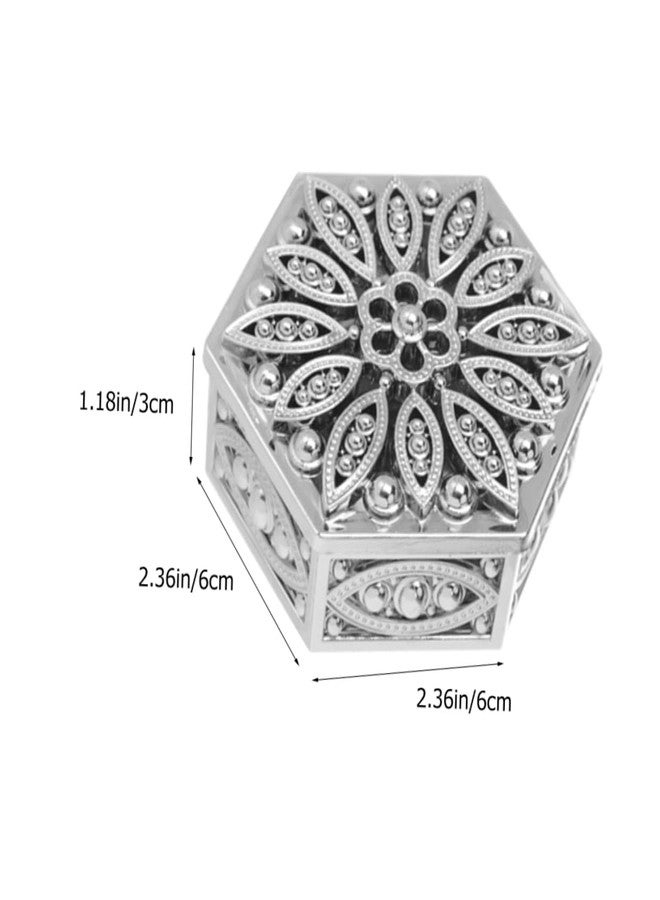 ULDIGI 12Pcs Hexagonal Candy Boxes with Cover European Style Party Favor Packaging for Weddings Birthday and Festival Celebrations - Image 2